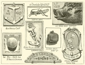 Gamle London-skilte af English School